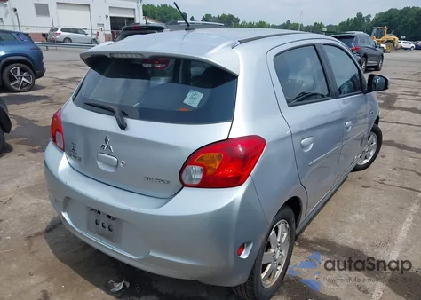 2015 Mitsubishi Mirage Es/Rf z USA, uszkodzony, nr VIN ML32A4HJ8FH000674